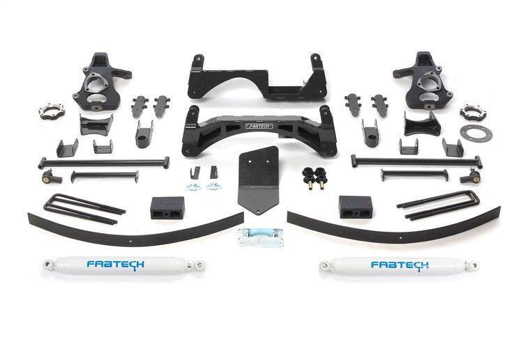 K1024 Basic Lift System w/Shocks Fits Select Chevy Silverado 1500; GMC Sierra 1500