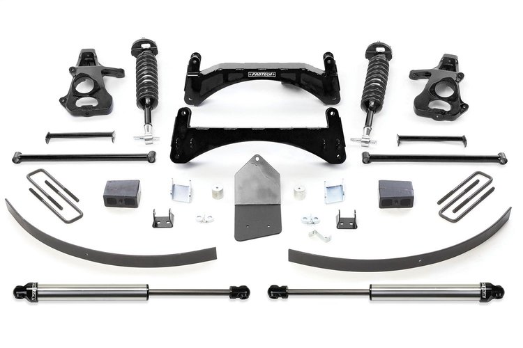 K1028DL Performance Lift System w/Shocks Fits Select Chevy Silverado 1500; GMC Sierra 1500
