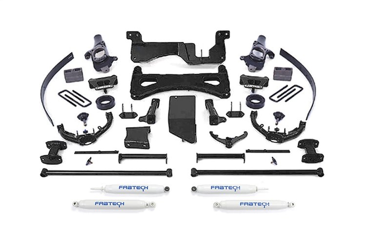 K1030 Performance Lift System w/Shocks Fits Select Chevy Silverado 2500/3500 HD; GMC Sierra 2500/3500 HD