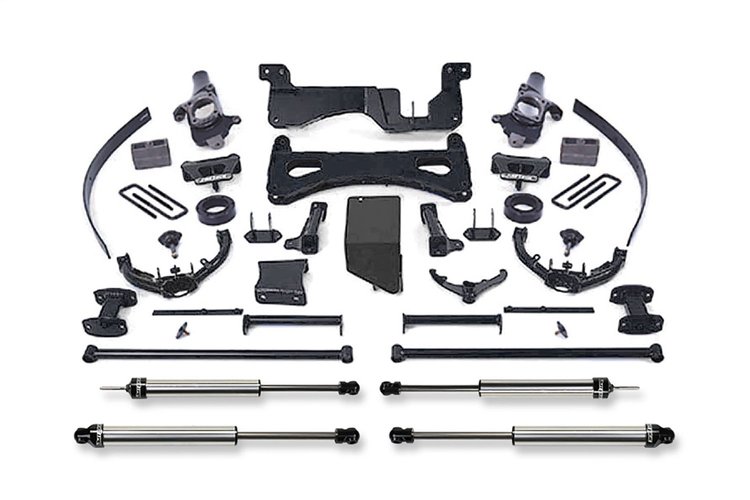 K1030DL Performance Lift System w/Shocks Fits Select Chevy Silverado 2500/3500 HD; GMC Sierra 2500/3500 HD