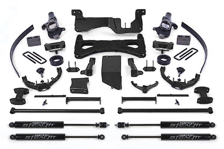 K1030M Performance Lift System w/Shocks Fits Select Chevy Silverado 2500/3500 HD; GMC Sierra 2500/3500 HD