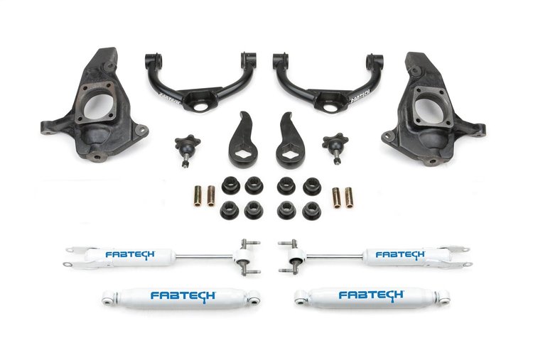 K1055 Budget Lift System w/Shock Fits Select Chevy Silverado 2500/3500 HD; GMC Sierra 2500/3500 HD