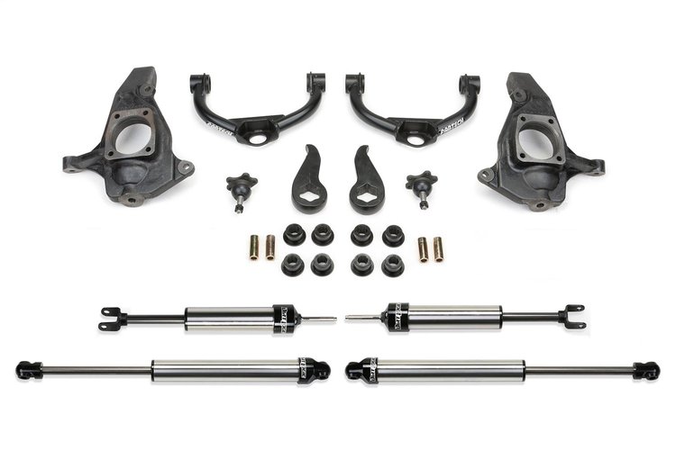 K1056DL Budget Lift System w/Shock Fits Select Chevy Silverado 2500/3500 HD; GMC Sierra 2500/3500 HD