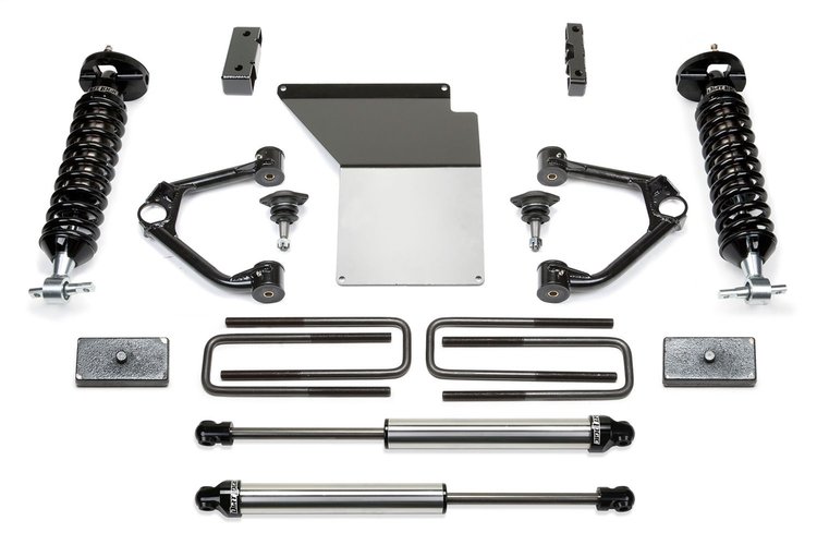 K1070DL Budget Lift System w/Shock Fits Select Chevy Silverado 1500; GMC Sierra 1500