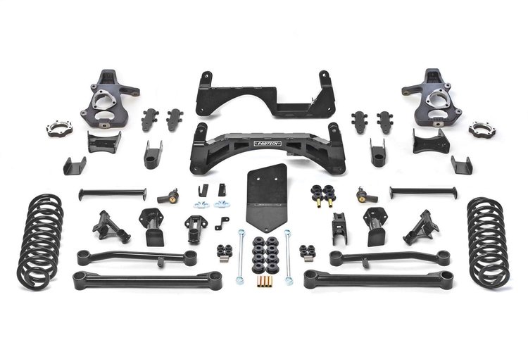 K1078 Basic Lift System w/Shocks Fits Select Chevy Suburban; Chevy Tahoe; GMC Yukon XL; GMC Yukon