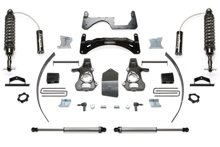 K1112DL Basic Lift System w/Shocks Fits Select Chevy Silverado 1500; GMC Sierra 1500