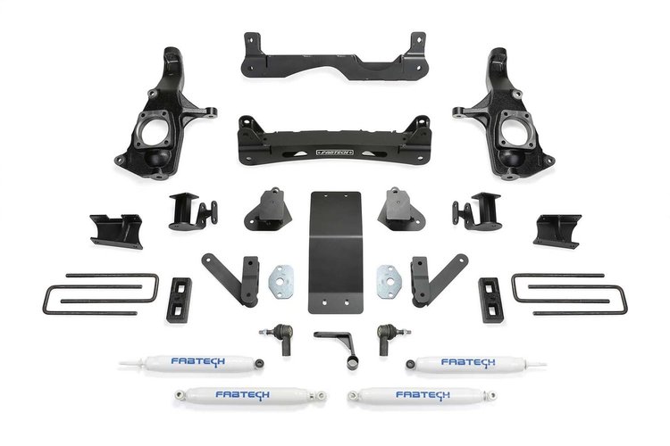 K1123 Crossmember Lift System Fits Select Chevy Silverado 3500 HD; GMC Sierra 3500 HD