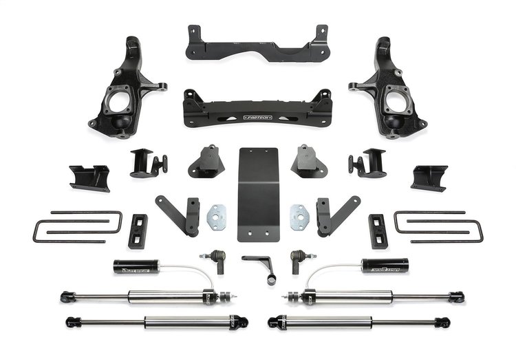 K1124DL Crossmember Lift System Fits Select Chevy Silverado 3500 HD; GMC Sierra 3500 HD
