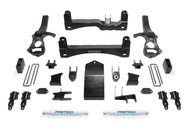 K1132 Basic Lift System w/Shocks Fits Select Chevy Silverado 1500; GMC Sierra 1500
