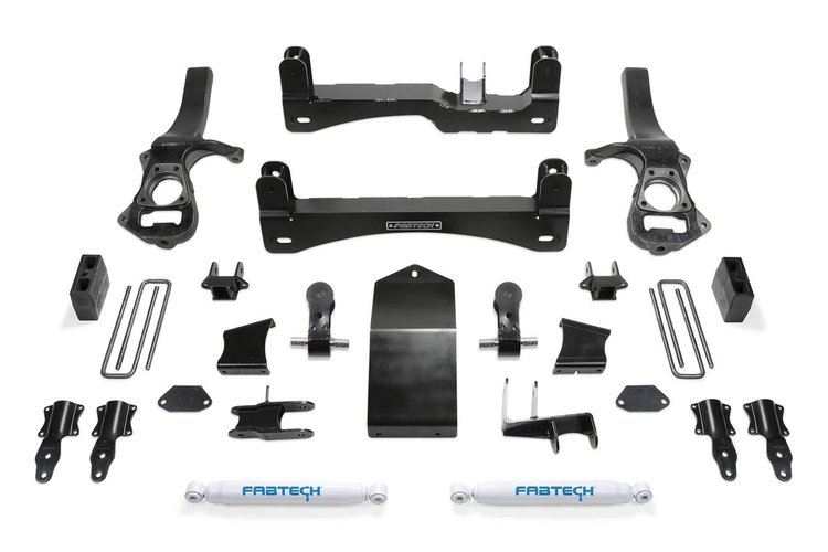 K1136 Basic Lift System w/Shocks Fits Select Chevy Silverado 1500; GMC Sierra 1500