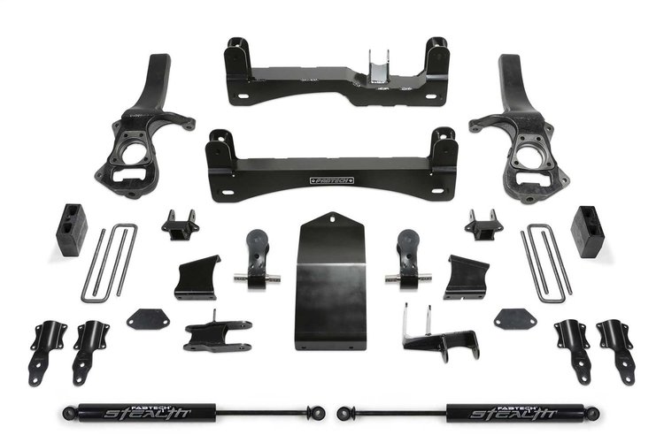K1136M Basic Lift System w/Shocks Fits Select Chevy Silverado 1500; GMC Sierra 1500