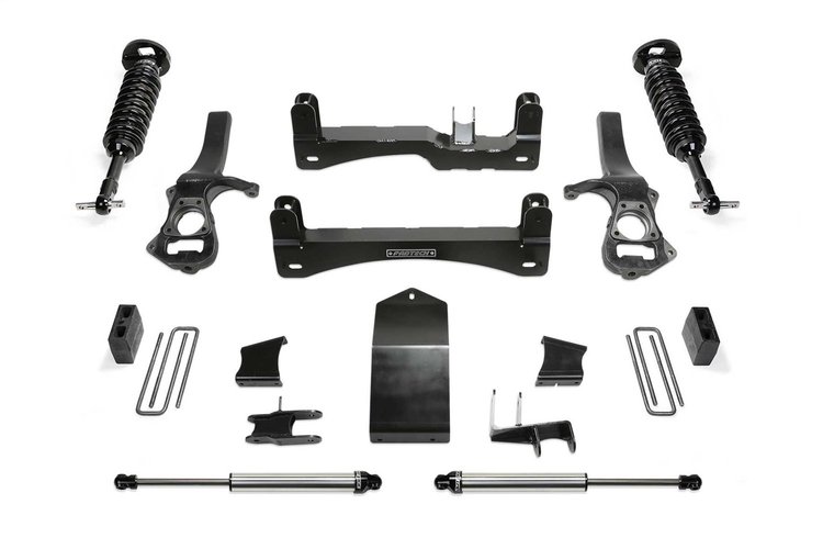 K1140DL Performance Lift System w/Shocks Fits Select Chevy Silverado 1500; GMC Sierra 1500