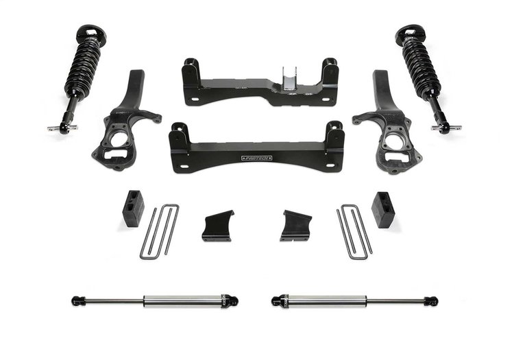 K1150DL Performance Lift System w/Shocks Fits Select Chevy Silverado 1500; GMC Sierra 1500