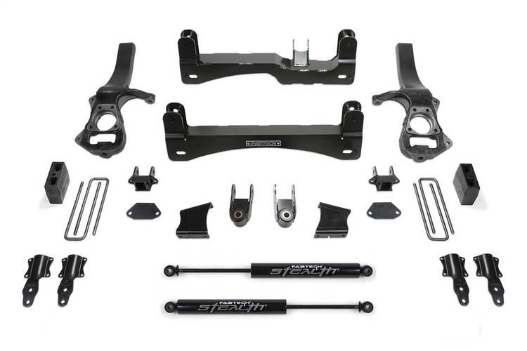 K1150M Basic Lift System w/Shocks Fits Select Chevy Silverado 1500; GMC Sierra 1500