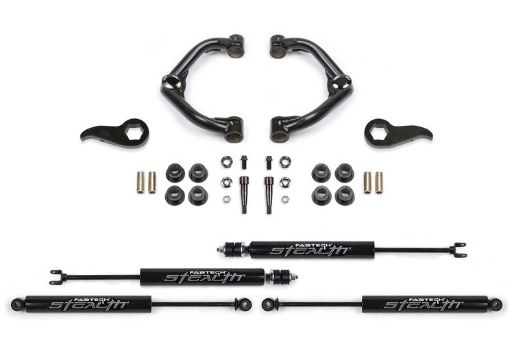 K1155M Uniball UCA Lift System w/Shocks Fits Select Chevy Silverado 2500/3500 HD; GMC Sierra 2500/3500 HD