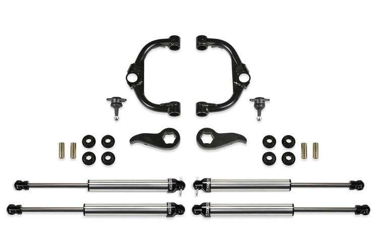 K1157DL Uniball UCA Lift System w/Shocks Fits Select Chevy Silverado 2500/3500 HD; GMC Sierra 2500/3500 HD