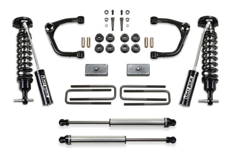 K1168DL Uniball UCA Lift System w/Shocks for 2020 Chevy Silverado 1500, 2020 GMC Sierra 1500