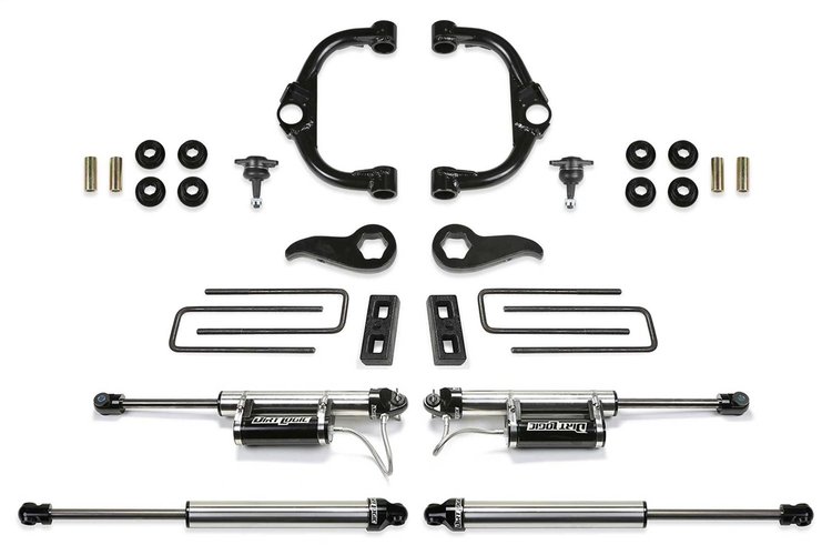 K1180DL Ball Joint UCA Lift System w/Shocks Fits Select Chevy Silverado 3500 HD; GMC Sierra 3500 HD