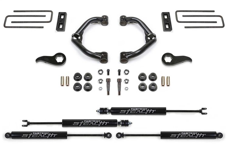 K1181M Uniball UCA Lift System w/Shocks Fits Select Chevy Silverado 3500 HD; GMC Sierra 3500 HD