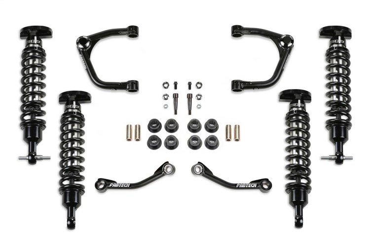 K1187DL Uniball UCA Lift System w/Shocks Fits Select Chevy Suburban; Chevy Tahoe; GMC Yukon; GMC Acadia; GMC Terrain