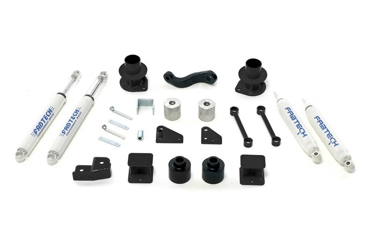 K4037 Basic Lift System w/Shocks Fits Select Jeep Wrangler JK; Jeep Wrangler