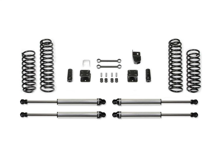 K4047DL Budget Lift System w/Shock Fits Select Jeep Wrangler JK; Jeep Wrangler