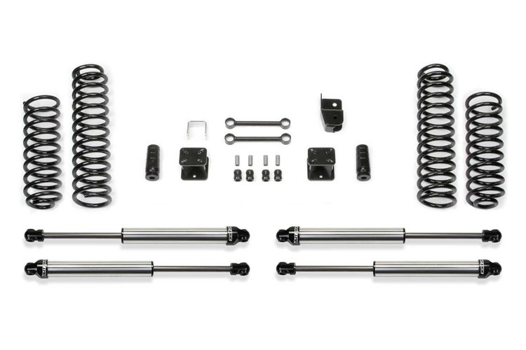 K4048DL Budget Lift System w/Shock Fits Select Jeep Wrangler JK; Jeep Wrangler