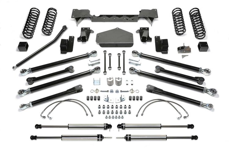 K4058DL Crawler Lift System w/DLSS Shocks Fits Select Jeep Wrangler JK; Jeep Wrangler