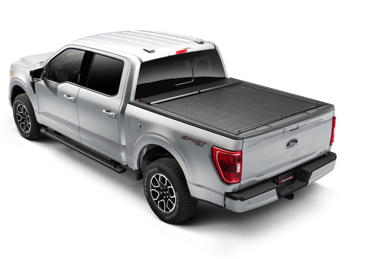 LG132M M-Series Locking Retractable Truck Bed Cover for Select Ford F-150 [6.7 ft. Bed]