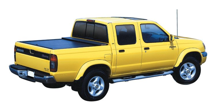 LG807M M-Series Locking Retractable Truck Bed Cover for 2005-2020 Nissan Frontier Crew Cab [5 ft. Bed]