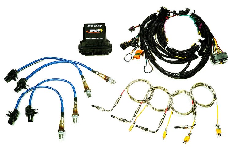 BS4-004-001 4-Channel BIG BAND Module & Harness Kit, w/o LSU4.9 WBO2 Sensors or Type-K Thermocouple