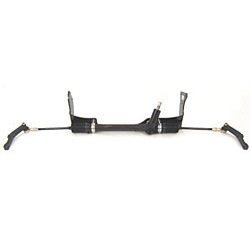 1955-57 Chevy Manual Steering Rack and Pinion Kit Black Rack