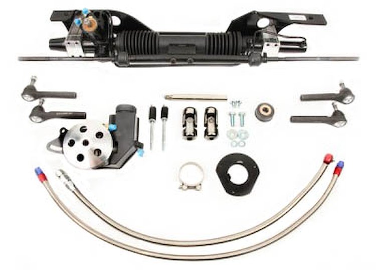 Rack Kit Late 67-70 Power Mustang Small Block Black