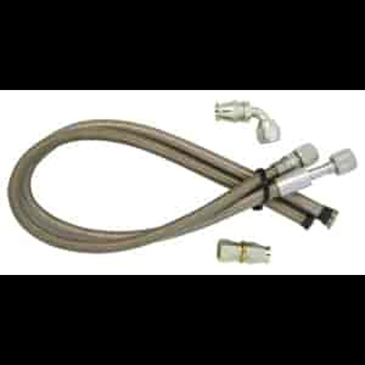 Braided Stainless Hose Kit Fits Camaro Rack & Pinion to Unisteer Steering Pump