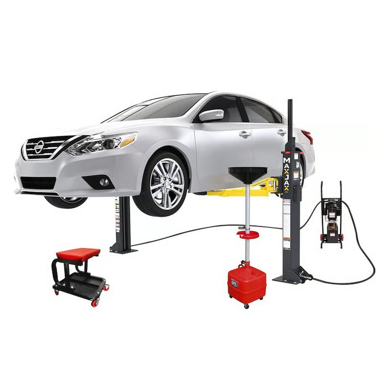 5175566 M7K 110V Portable Two-Post Garage Lift Deluxe Package