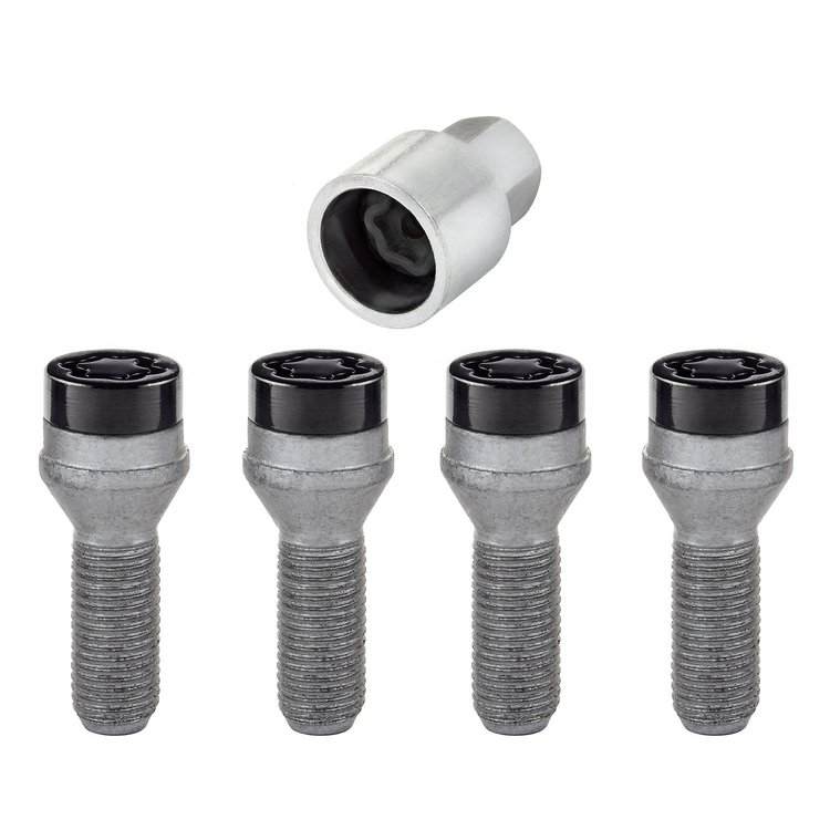 27305 Chrome Cone Seat Lug Bolt Threads: M14 x 1.5