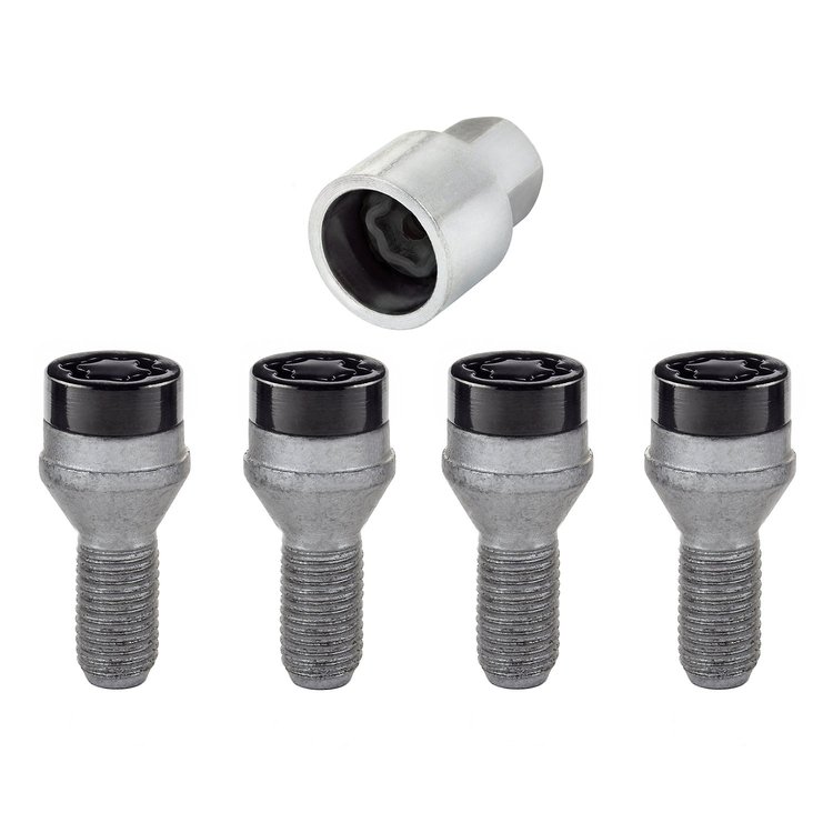 27316 Chrome Cone Seat Lug Bolt Threads: M12 x 1.25