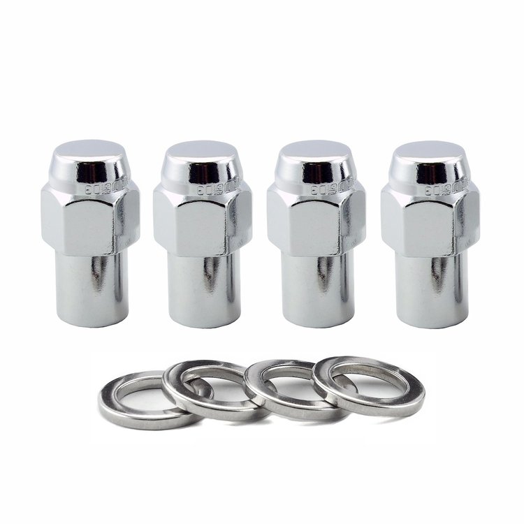61002 Chrome 0.746" Mag/Shank Lug Nuts M12 x 1.5" Thread Size