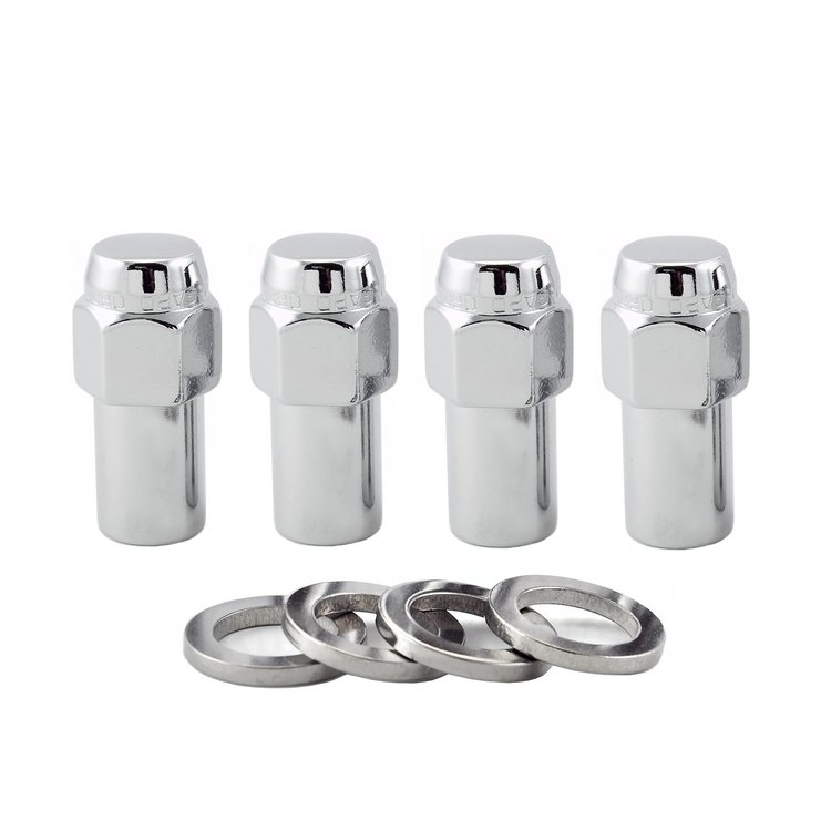 62000 Chrome Long .946" Mag/Shank Lug Nuts 1/2" -20 Thread Size