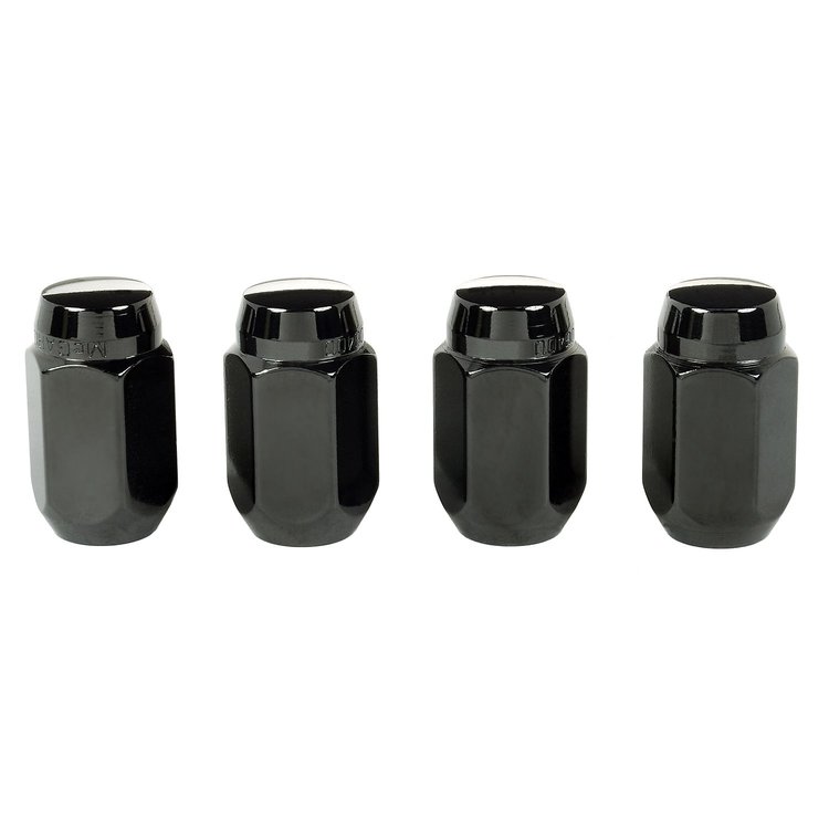 64031 Black Acorn/Conical Seat Lug Nuts M12 x 1.5 Thread Size