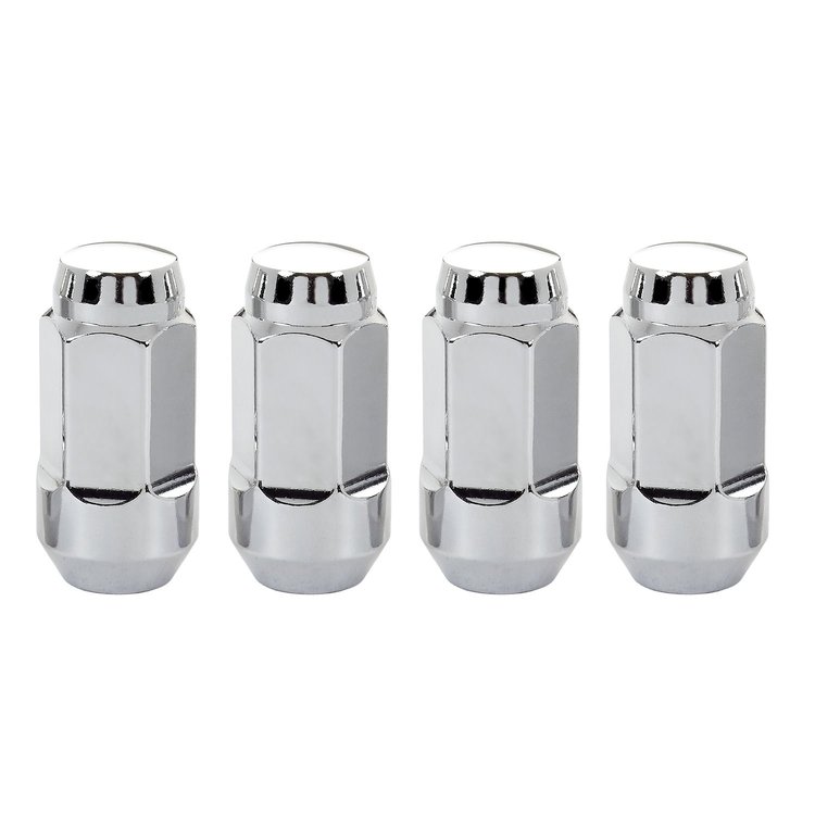 64033 Chrome Acorn/Conical Seat Lug Nuts M14 x 1.5 Thread Size