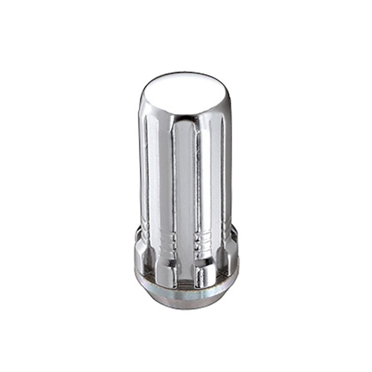 Chrome Cone Seat SplineDrive Lug Nuts (M14 x 1.5 Thread Size) - Box of 50 Lug Nuts