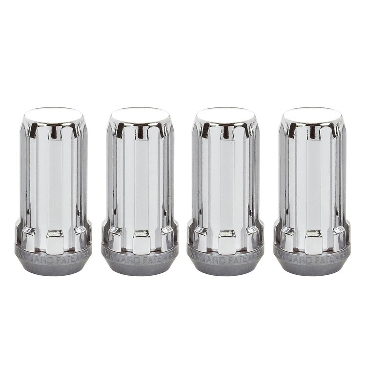 65310 Chrome Tuner Style Spline Drive Lug Nuts 14mm x 1.5