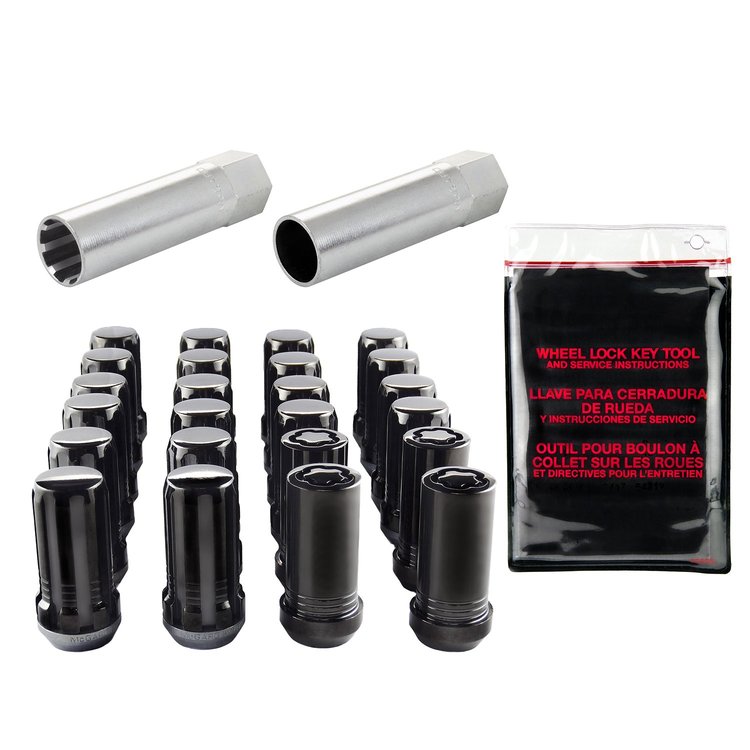 65630BK Black SplineDrive 6 Lug Wheel Installation Kit - M14 x 1.5