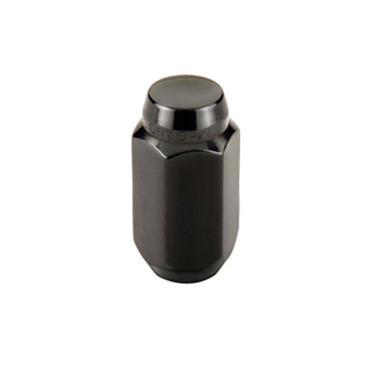 Chrome/Black Cone Seat Style Lug Nut Set (M14 X 1.5 Thread Size) - box of 144 Lug Nuts