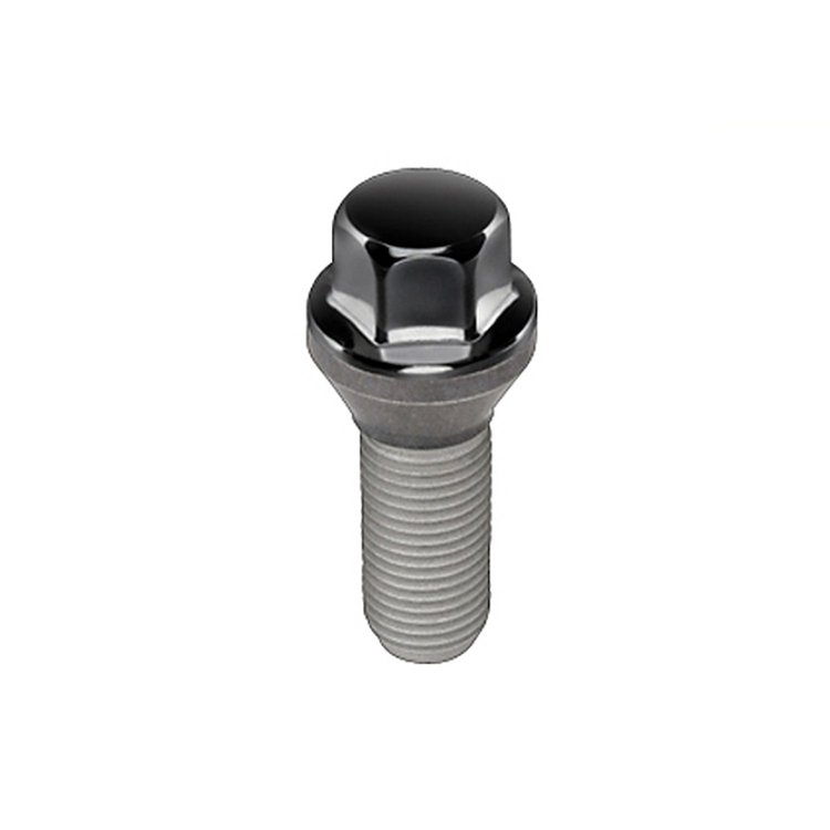 LUG BOLT BX 50 12X1.25 CONE SEAT BLACK