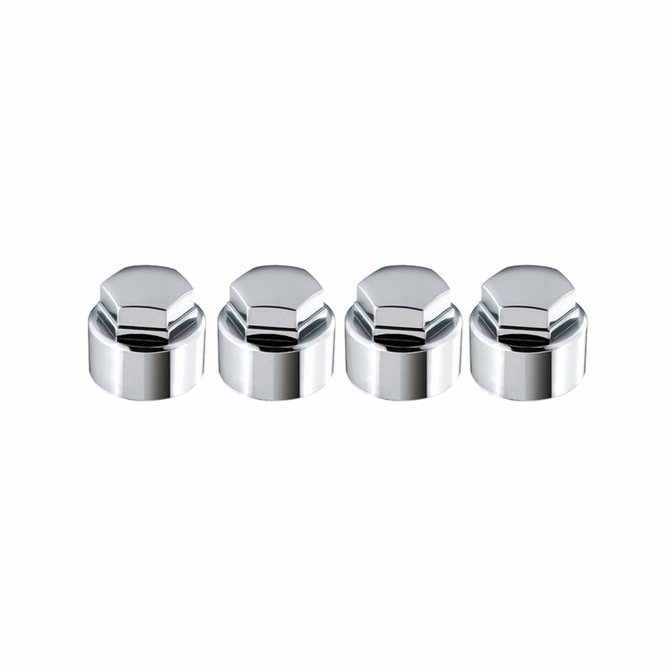 Caps Cone Seat-Open End Style Lug Nuts 671-24010 thru 671-24013 Chrome 4/pkg