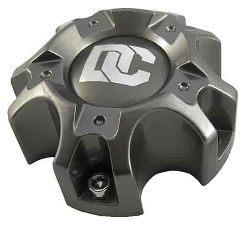 Gun Metal Center Cap Plastic