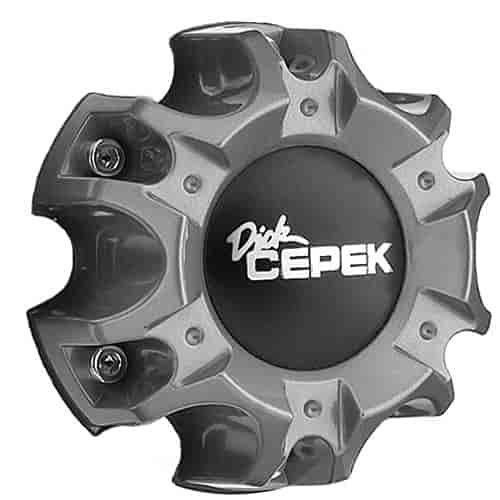 Gun Metal Center Cap Plastic