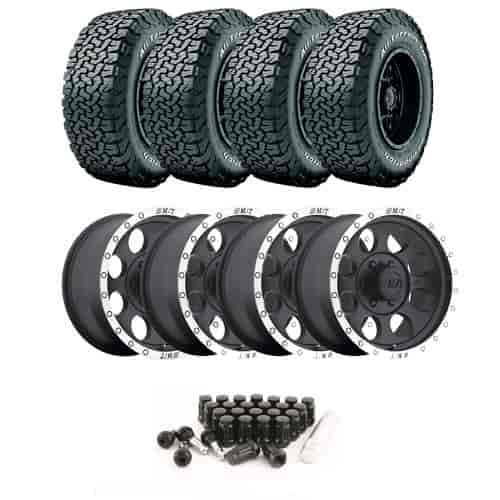 Wheel and Tire Kit for 1987-2006 Jeep Wrangler/1984-2001 Jeep Cherokee